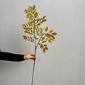 Künstliche Ulmenblätter und Buchenblätter, 86 cm, realistisch, herbstlich, ideal für Hochzeiten, Innendekoration, Floristen, Einzelhandel