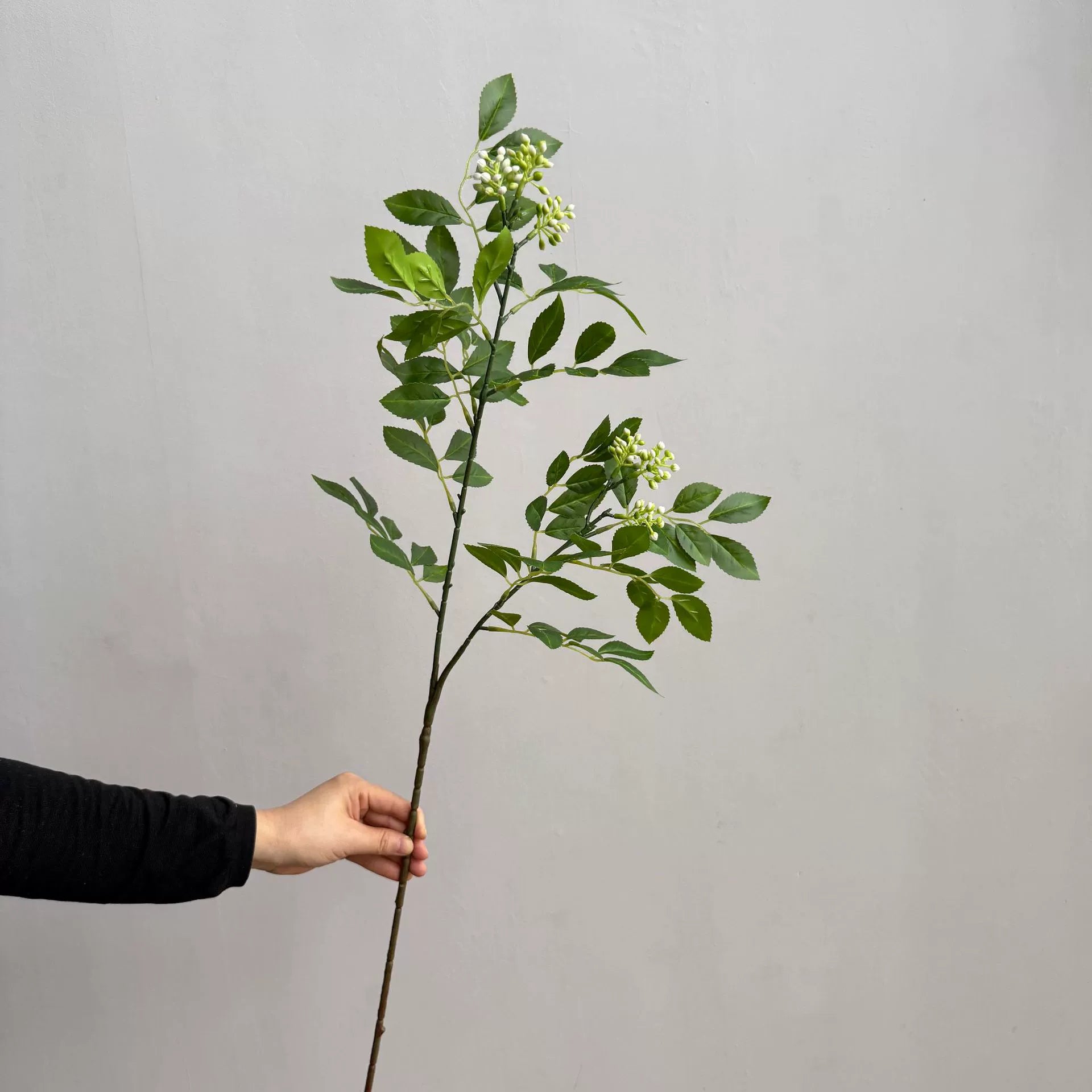 Künstliche Ulmenblätter und Buchenblätter, 86 cm, realistisch, herbstlich, ideal für Hochzeiten, Innendekoration, Floristen, Einzelhandel