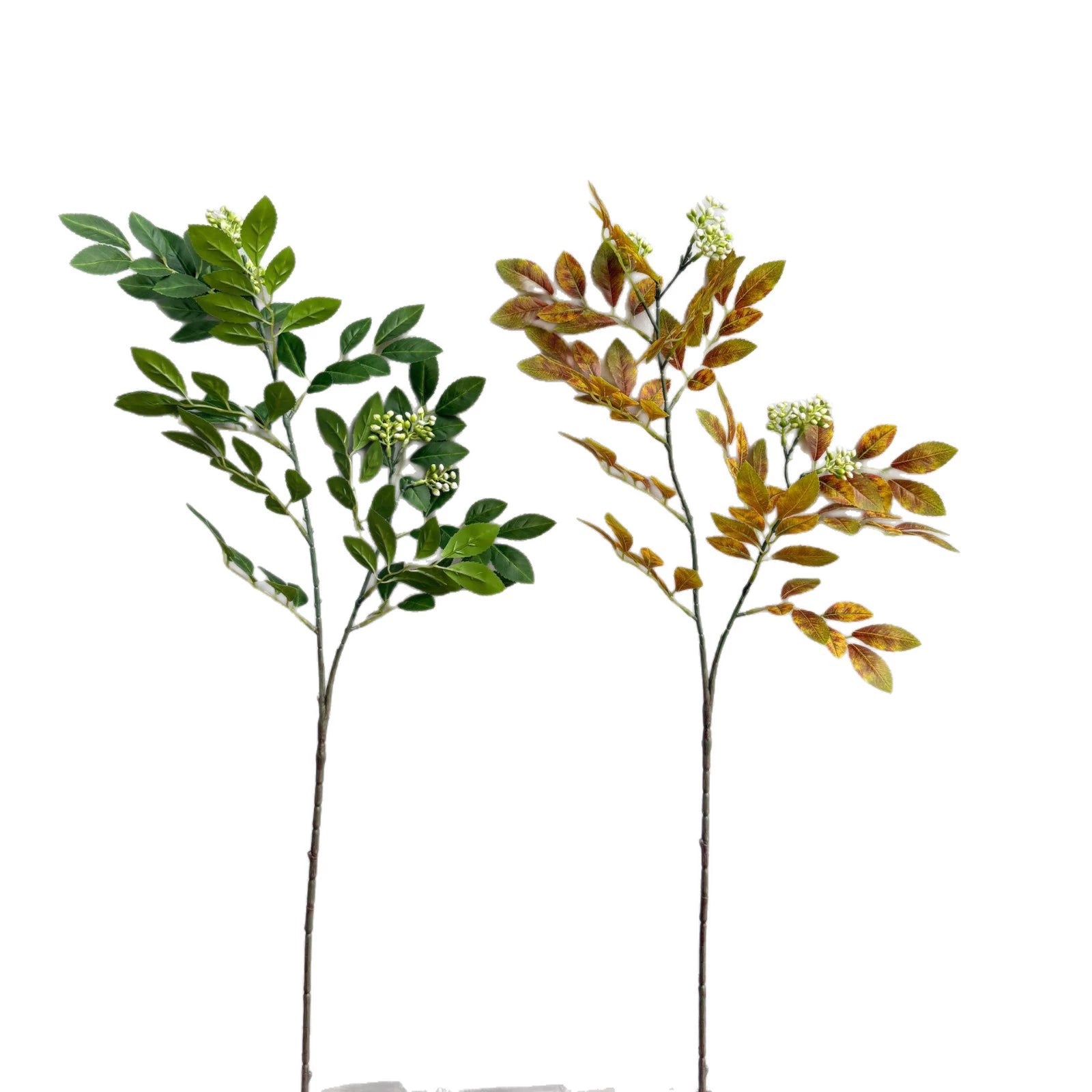 Künstliche Ulmenblätter und Buchenblätter, 86 cm, realistisch, herbstlich, ideal für Hochzeiten, Innendekoration, Floristen, Einzelhandel