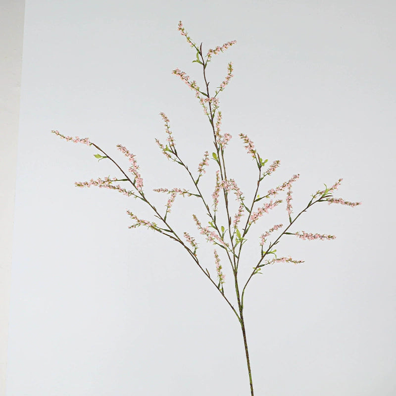 Künstliche Weidenzweige 108 cm, Real-Touch, Weiß/Pink, Hochzeitsdekoration, Blumengestecke, Innendekoration