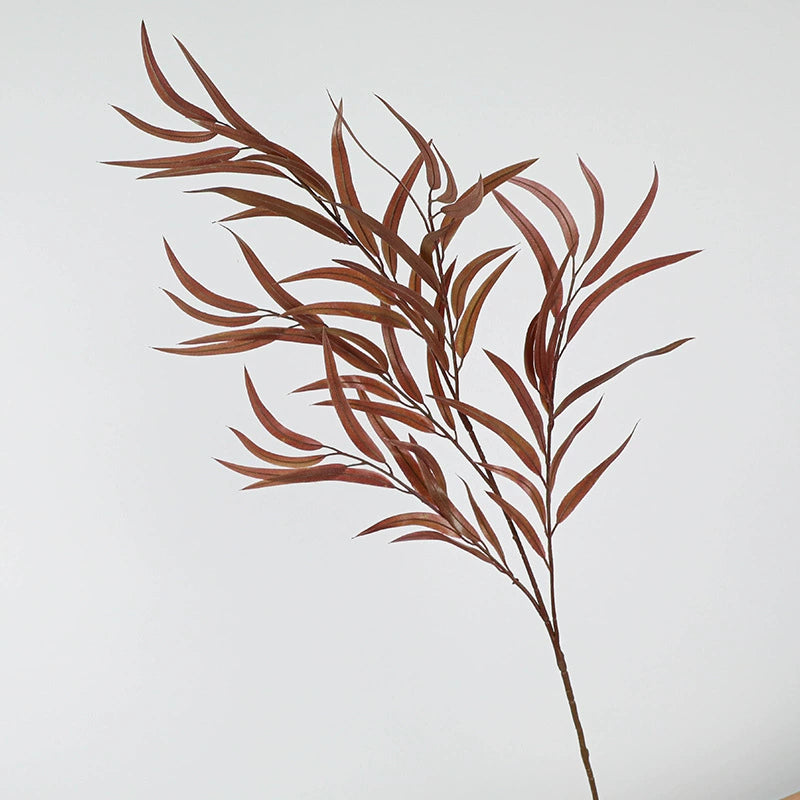 Künstliche Eukalyptusblätter, 110 cm lang, Kunststoff, realistisch für Hochzeiten, Wohnkultur, Geschäftsdékor, Brautstrauß, Floristik, saisonale Dekoration