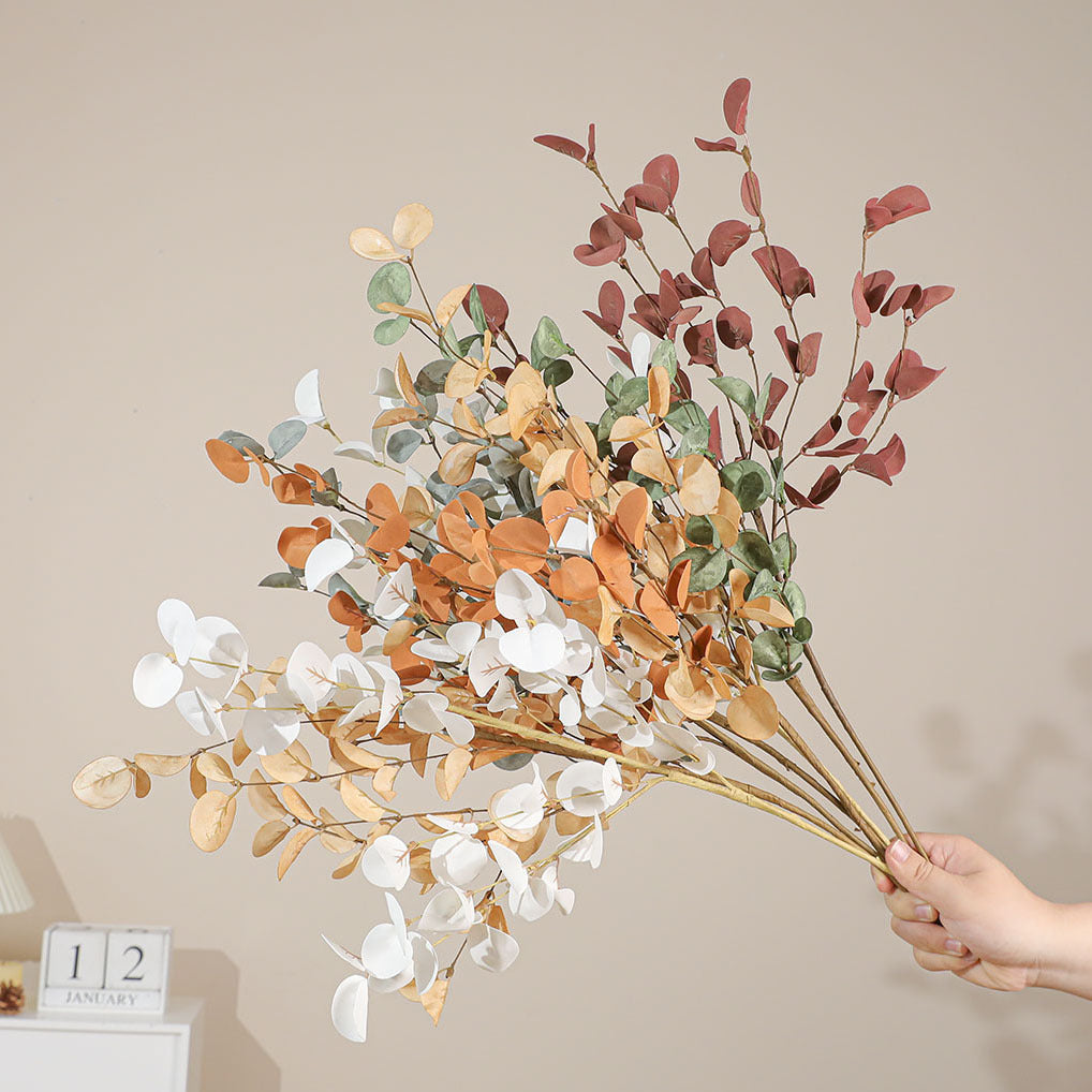 Eukalyptusblätter, 58cm, Kunstmaterial, modern, ideal für Hochzeiten, Wohnaccessoires, Café-Dekoration