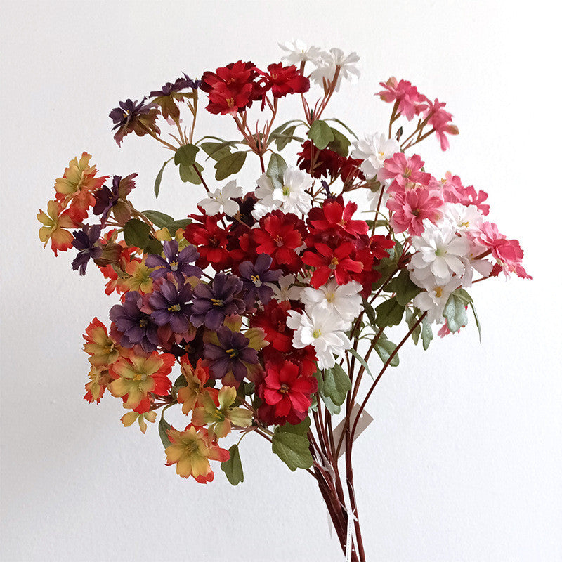 Künstliche Seiden-Nelken in Herbstfarben, 75 cm, realistisch für Hochzeiten, Dekoration, Gästeblumen, Brautsträuße, langlebig