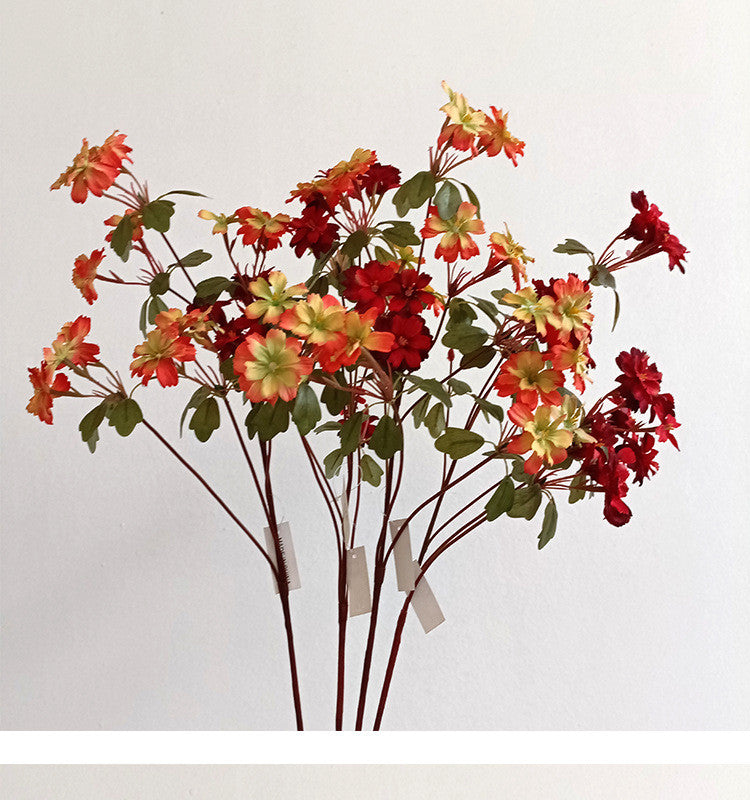 Künstliche Seiden-Nelken in Herbstfarben, 75 cm, realistisch für Hochzeiten, Dekoration, Gästeblumen, Brautsträuße, langlebig
