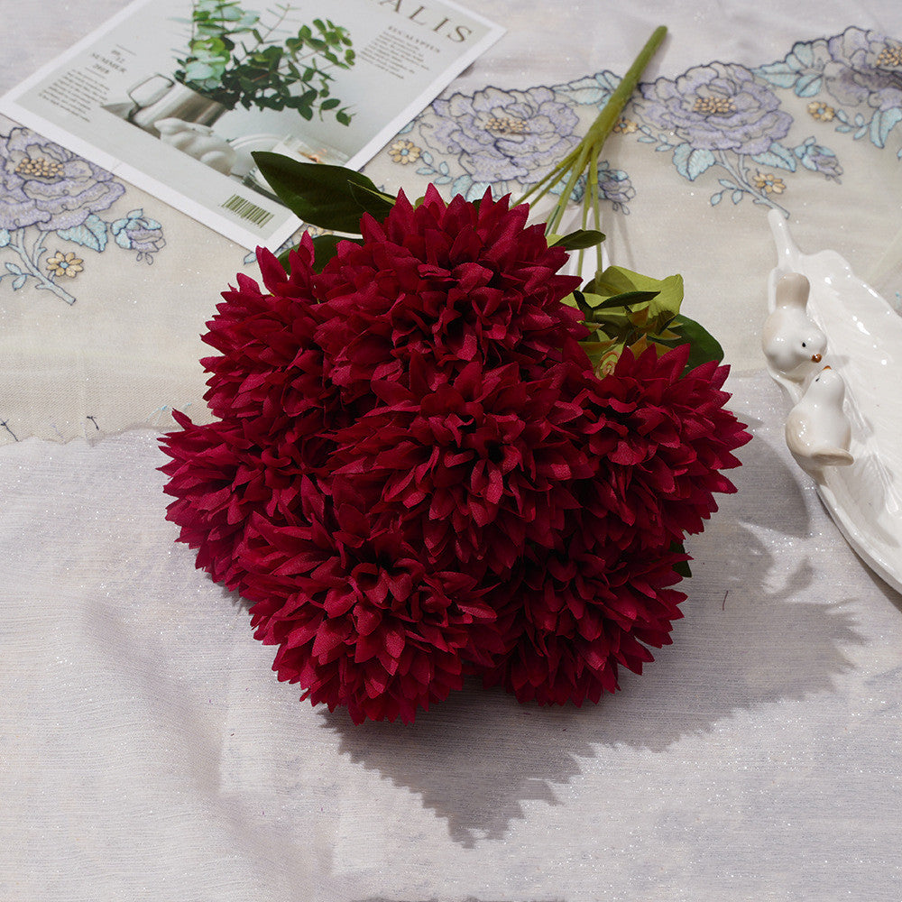 Künstliche Sonnenhutblume 42 cm, hochwertige Seidenblume, echt aussehend, für Hochzeiten, Wohnzimmer-Deko, Brautstrauß, Herbstdekoration