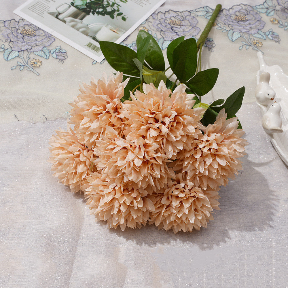 Künstliche Sonnenhutblume 42 cm, hochwertige Seidenblume, echt aussehend, für Hochzeiten, Wohnzimmer-Deko, Brautstrauß, Herbstdekoration