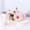 Künstliche Ballchrysantheme, 30 cm, Seidenblume, Hochzeitsdekoration, Wohnaccessoire, realistische Optik, für Vasen und Brautsträuße