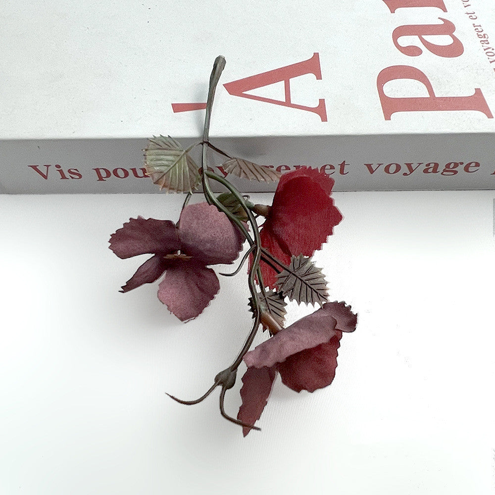 Künstliche Herbst-Traubenblätter, 10 cm lang, Real-Touch, für Hochzeiten, Floristik, DIY-Deko, Brautaccessoires, Herbstdekoration