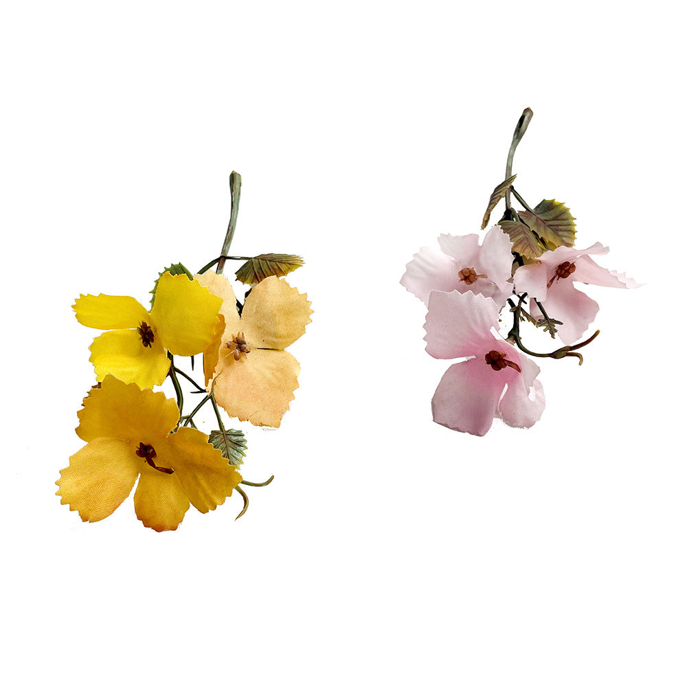 Künstliche Herbst-Traubenblätter, 10 cm lang, Real-Touch, für Hochzeiten, Floristik, DIY-Deko, Brautaccessoires, Herbstdekoration