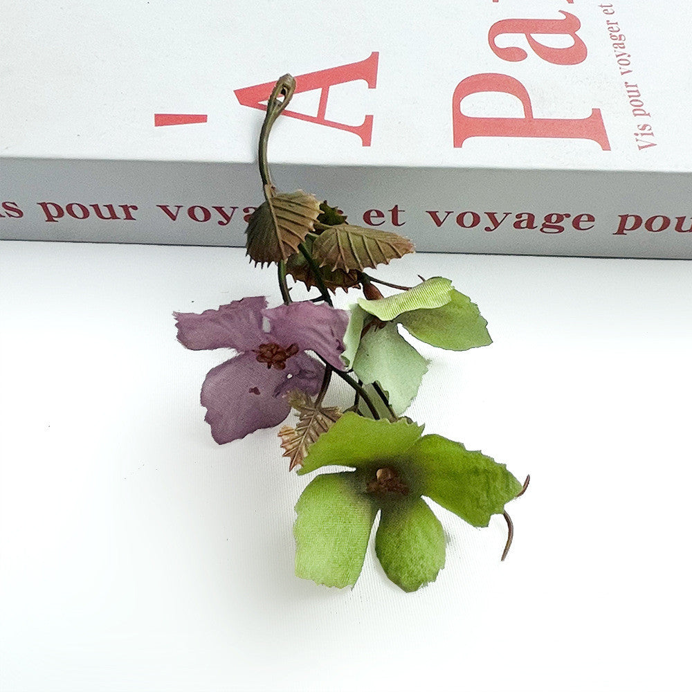 Künstliche Herbst-Traubenblätter, 10 cm lang, Real-Touch, für Hochzeiten, Floristik, DIY-Deko, Brautaccessoires, Herbstdekoration