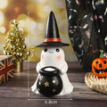 Halloween Leuchtgeist-Deko, 13 cm hoch, 6,8 cm breit, Kunststoff, für Garten, Terrasse, Innen- und Außendekoration