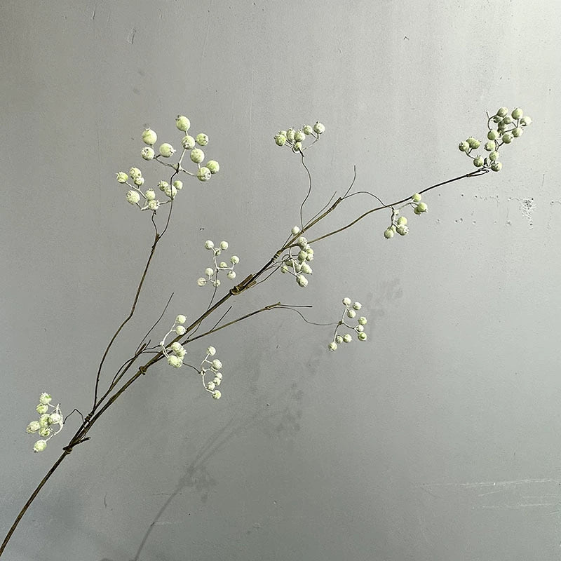 Künstliche Winterbeeren-Zweigdekoration, 110 cm, Real-Touch, für Hochzeiten, Floristik, Wohnaccessoires, Hotel-Dekoration