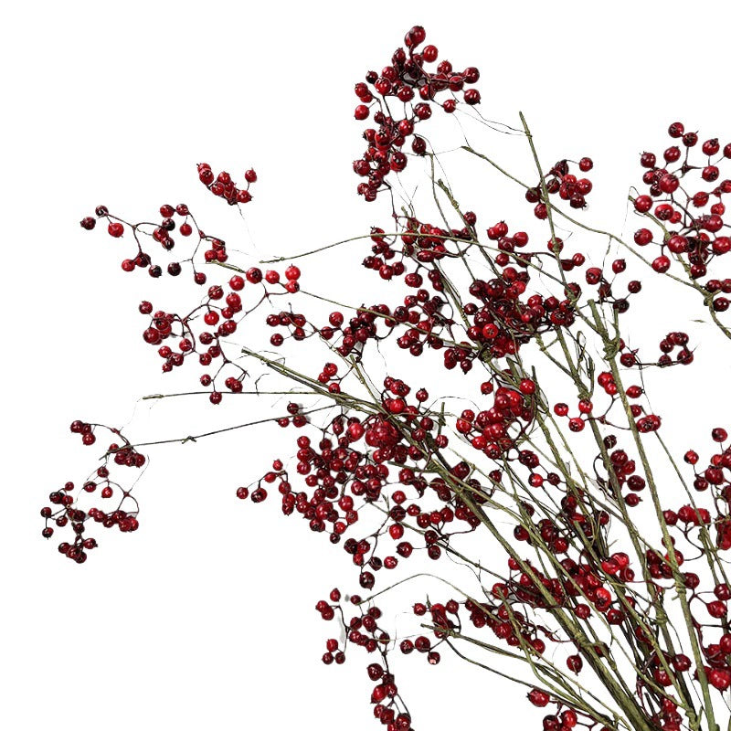 Künstliche Winterbeeren-Zweigdekoration, 110 cm, Real-Touch, für Hochzeiten, Floristik, Wohnaccessoires, Hotel-Dekoration