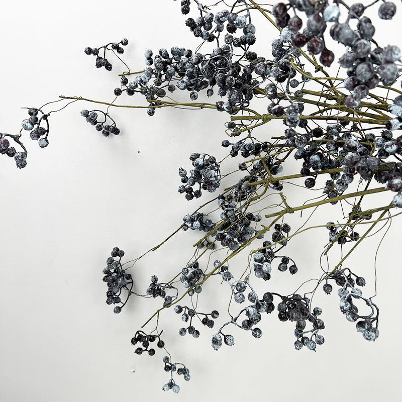Künstliche Winterbeeren-Zweigdekoration, 110 cm, Real-Touch, für Hochzeiten, Floristik, Wohnaccessoires, Hotel-Dekoration