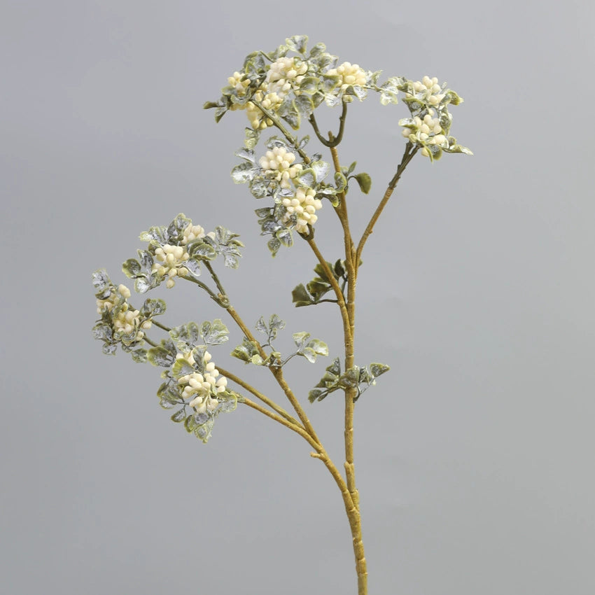 Künstliche Herbstbeeren mit Lace-Effekt, 60 cm, Real-Touch, für Hochzeiten, Home-Dekoration, Floristik, Hotel-Deko, 3 Farben