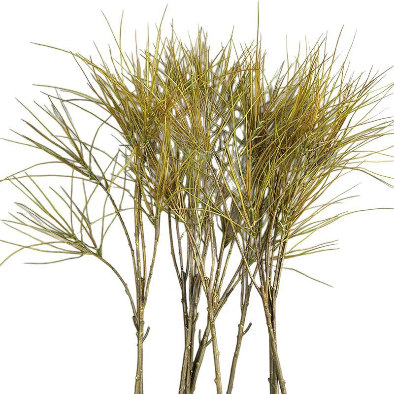 Künstliche Grünpflanze mit Lampenputzergras, 98 cm, Kunststoff, realistisch für Zuhause, Hochzeit, Event-Dekoration, Büro, Hotel