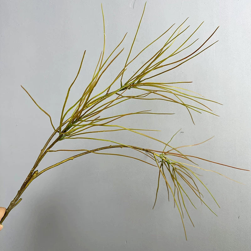 Künstliche Grünpflanze mit Lampenputzergras, 98 cm, Kunststoff, realistisch für Zuhause, Hochzeit, Event-Dekoration, Büro, Hotel