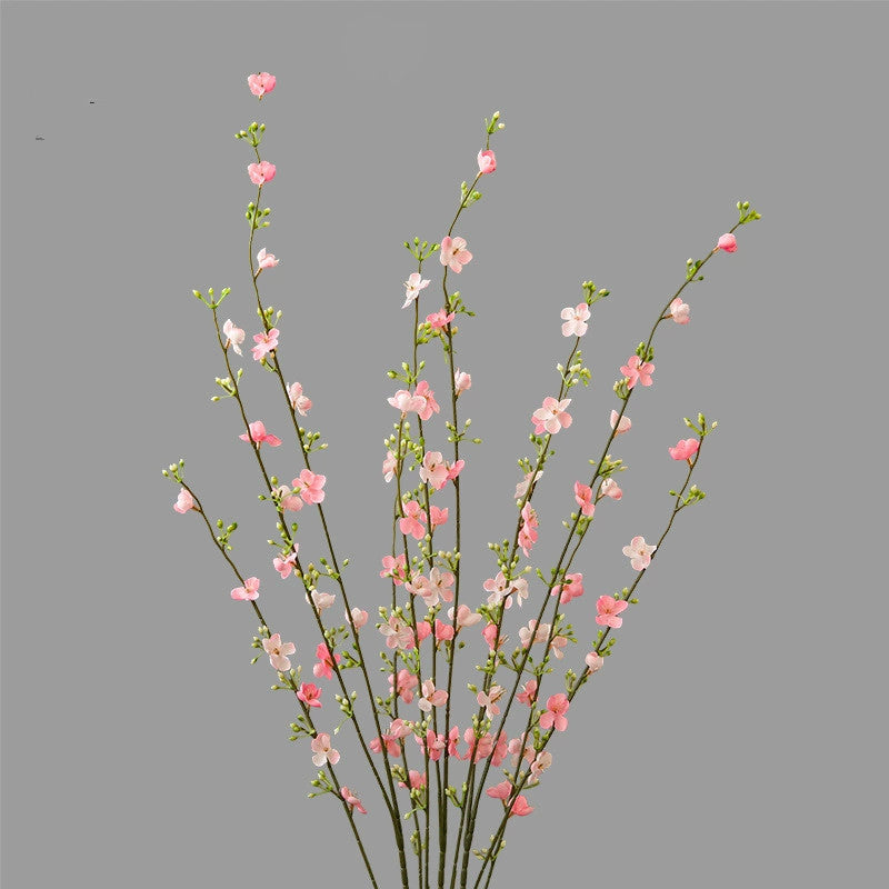 Künstliche Schneeweide, 85 cm lang, realistische Kunstseide, weiß/rosa, für Hochzeiten, Dekoration, Floristik, Gewerbe