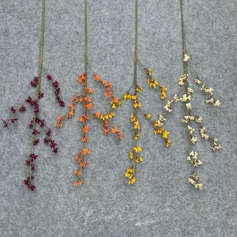 Künstliche Efeutute (Epipremnum aureum), 113 cm lang, 5 Stängel, realistische Kunstpflanze für Hochzeiten, Wohnkultur, Floristik, gewerblichen Einsatz