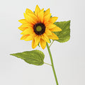 Künstliche Sonnenblume PU, 45 cm, 2 Stück, realistisch für Hochzeit, Hotel, Zuhause, Dekoration
