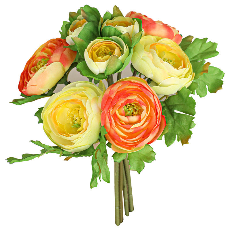 6er Set künstliche Rosen, 25 cm lang, hochwertige Seidenblumen, realistisches Design für Hochzeiten, Dekoration, Floristik, Innenraumgestaltung