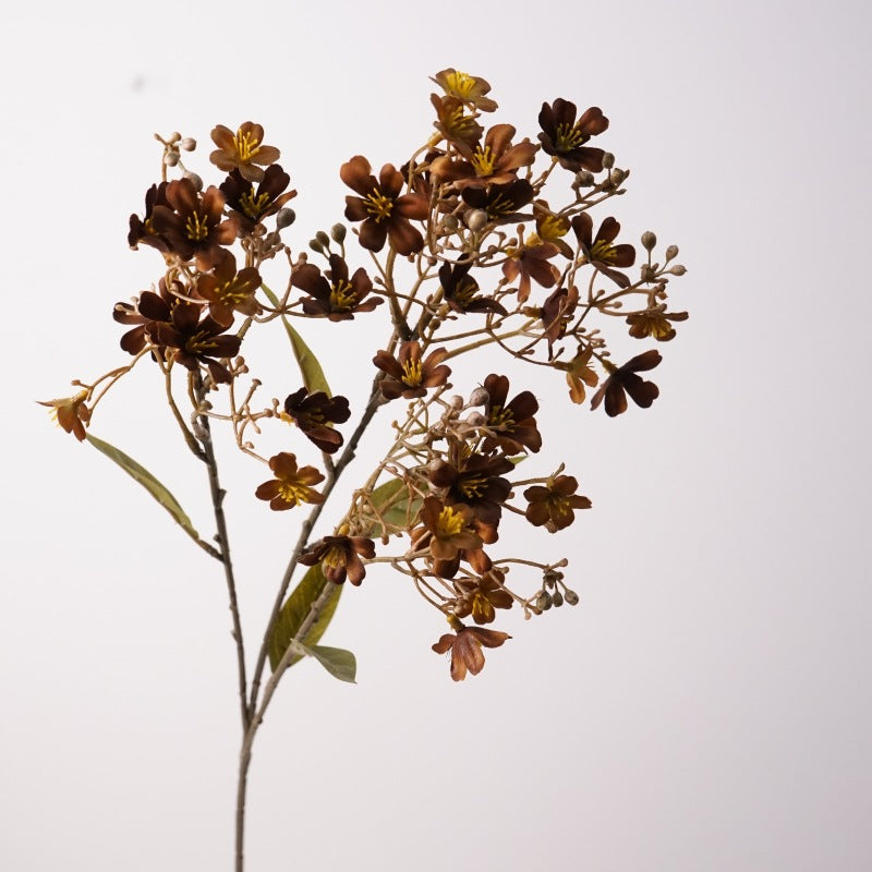 Künstliche Winterheide Einzelstiel, 60 cm, Naturgetreue Kunstblume für Vasen, Hochzeitsdekoration, Wohnaccessoires, Eventgestaltung