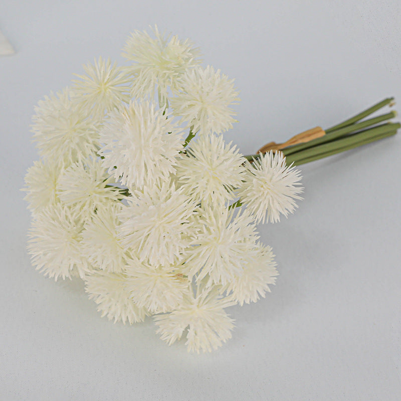 Künstliche Pusteblumen, 6 Stück, 27 cm, Kunststoff, realistisches Design für Vasen, Hochzeiten, Dekoration, Innenbereich