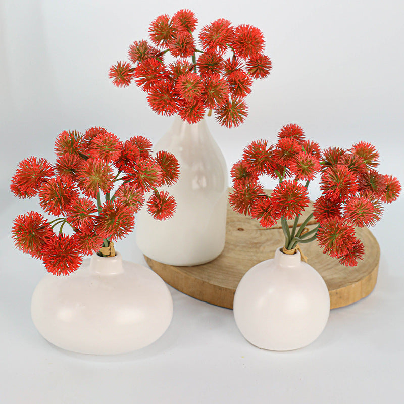 Künstliche Pusteblumen, 6 Stück, 27 cm, Kunststoff, realistisches Design für Vasen, Hochzeiten, Dekoration, Innenbereich