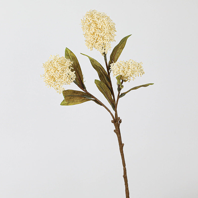 3-köpfige künstliche Dieffenbachie, 58 cm, hochwertige Kunstseide, realistisch für Hochzeiten, Dekoration, Events
