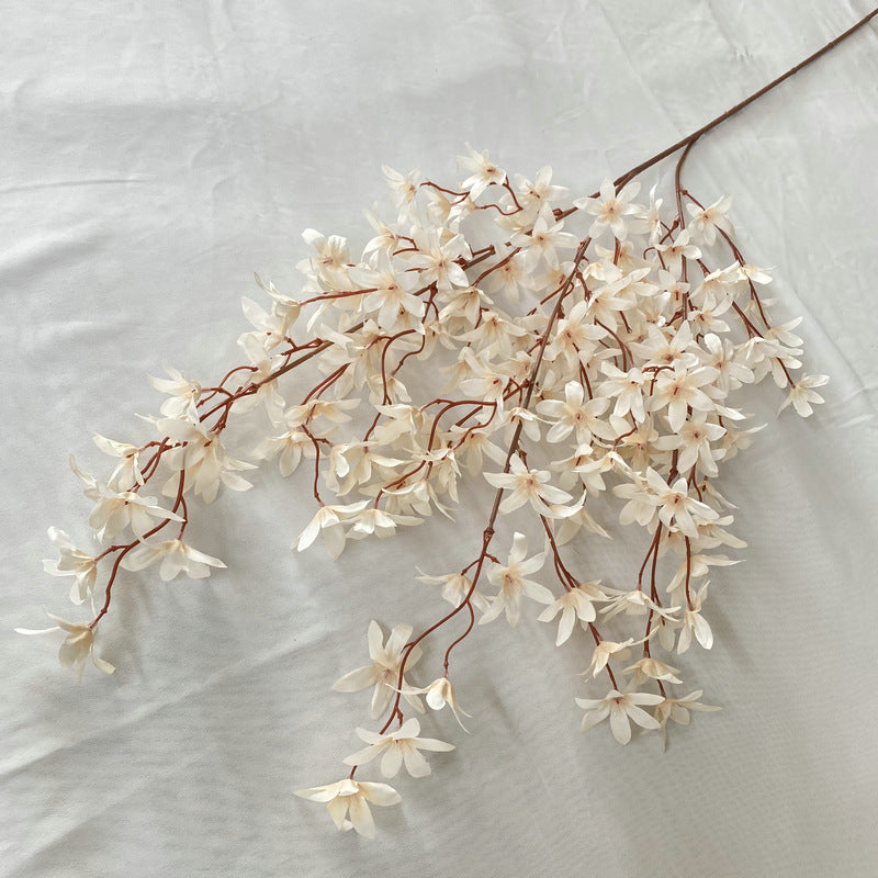 Künstliche Phalaenopsis-Orchidee, 130 cm lang, 144 Blüten, Seidenblumen, realistische Dekoration für Hochzeiten, Events, Zuhause, Büro, Hotel, ganzjährig