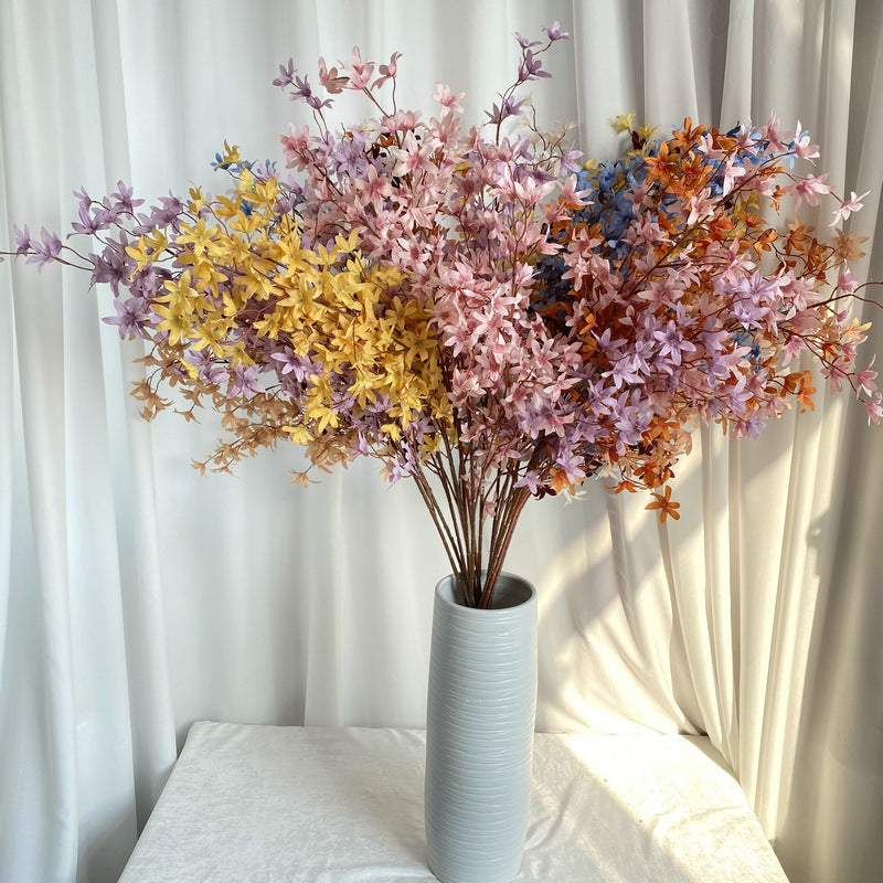 Künstliche Phalaenopsis-Orchidee, 130 cm lang, 144 Blüten, Seidenblumen, realistische Dekoration für Hochzeiten, Events, Zuhause, Büro, Hotel, ganzjährig
