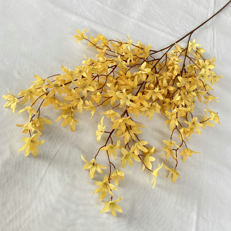 Künstliche Phalaenopsis-Orchidee, 130 cm lang, 144 Blüten, Seidenblumen, realistische Dekoration für Hochzeiten, Events, Zuhause, Büro, Hotel, ganzjährig