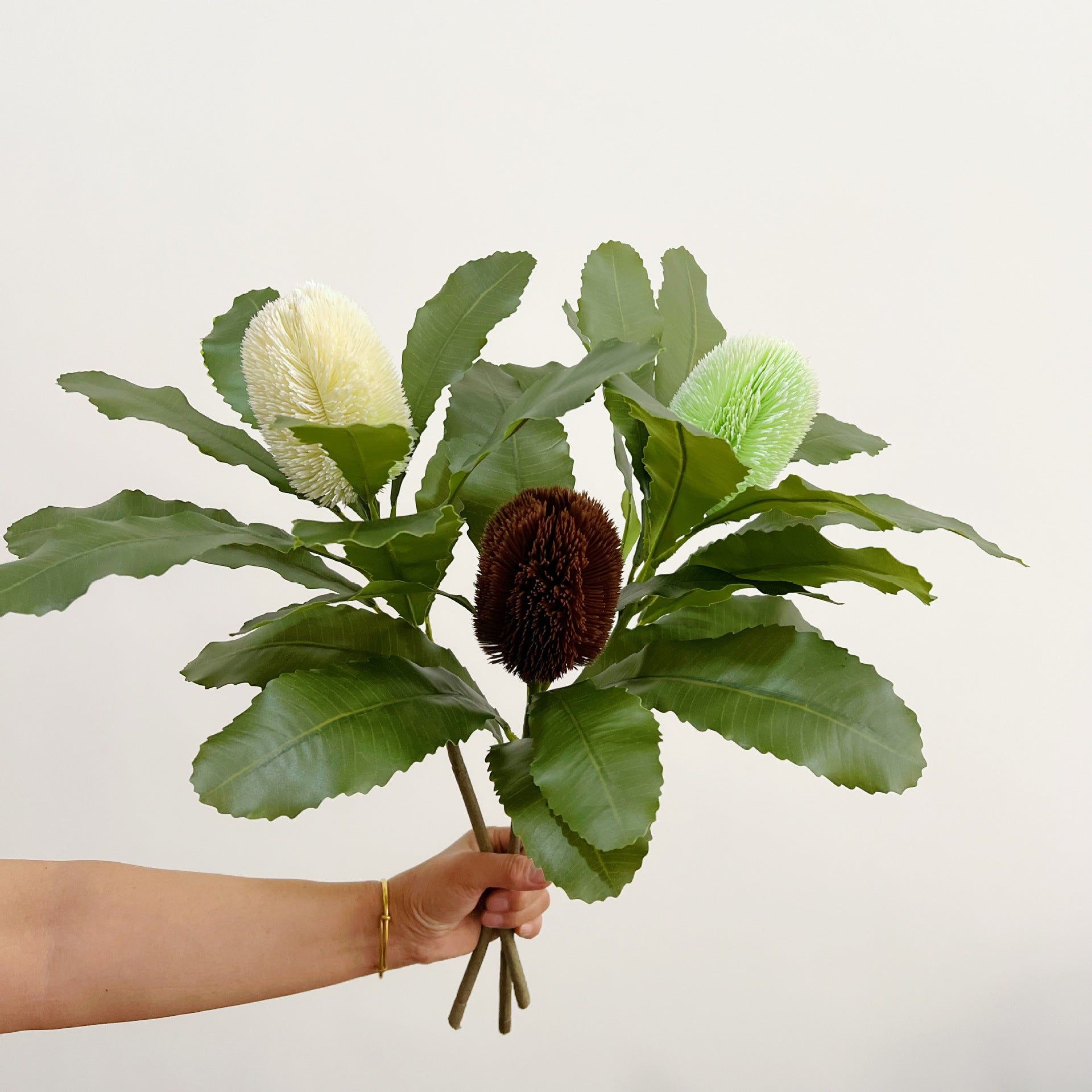 Künstliche Blumen, 55 cm Kunststoff Imperiale Blume, Realistische Nachbildung für Hochzeiten, Dekoration, Floristik, Innenbereich