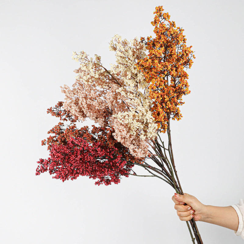 Künstliche Fruchtzweige aus Schaumstoff, 88 cm, Realistische Deko-Früchte, Grünpflanzen für Hochzeit, Dekoration, Büro, Zuhause