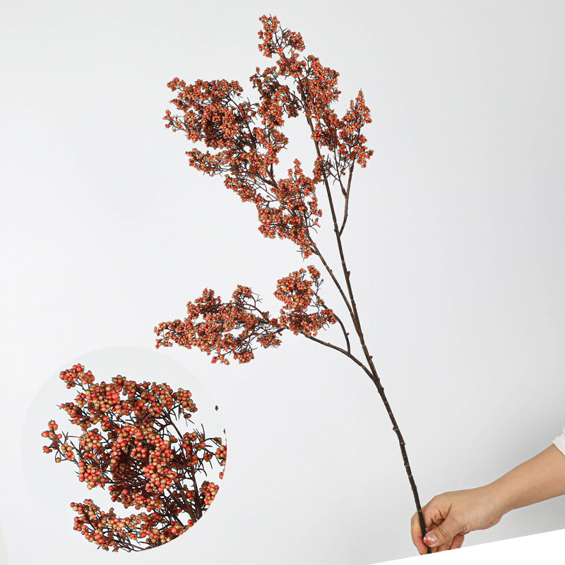 Künstliche Fruchtzweige aus Schaumstoff, 88 cm, Realistische Deko-Früchte, Grünpflanzen für Hochzeit, Dekoration, Büro, Zuhause