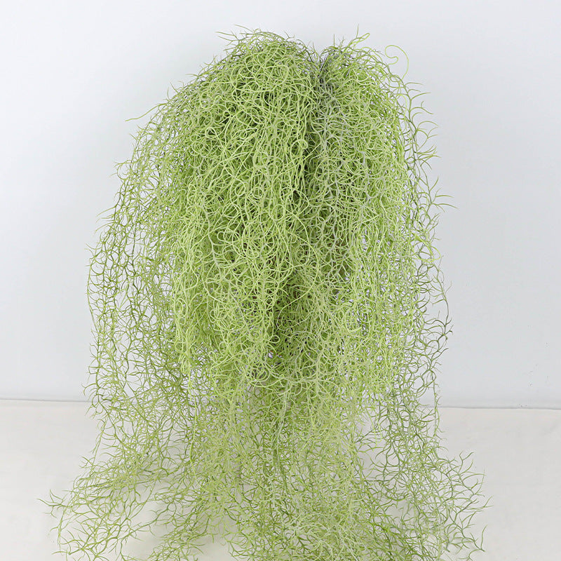 Künstliche Rankpflanze Old Man's Beard (Liebesperlen), 90 cm lang, 2 Stiele, aus Kunststoff, realistisch für Hochzeit, Schaufenster, Innenraum-Dekoration