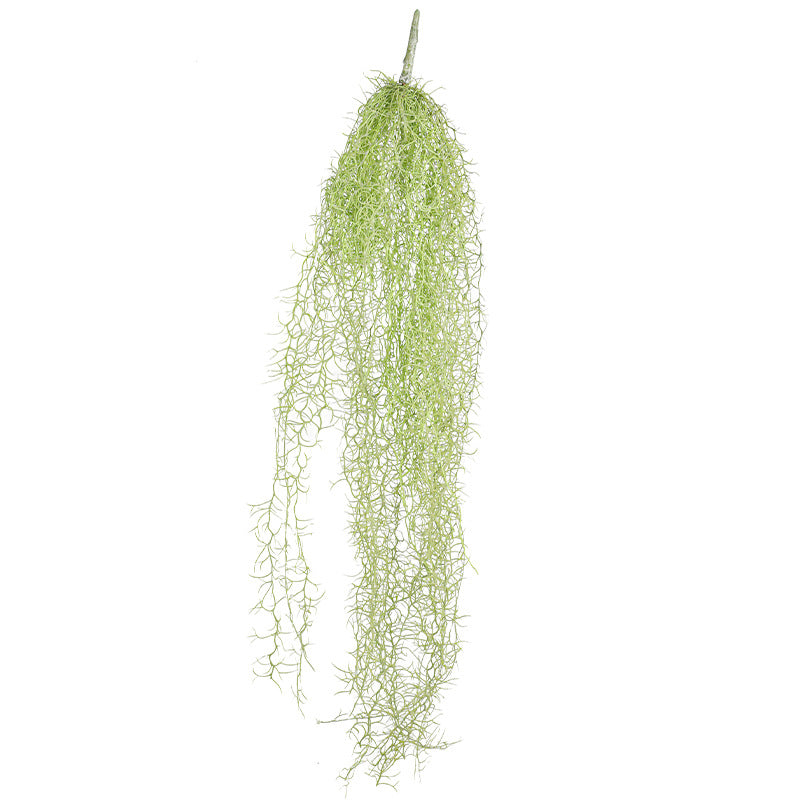 Künstliche Rankpflanze Old Man's Beard (Liebesperlen), 90 cm lang, 2 Stiele, aus Kunststoff, realistisch für Hochzeit, Schaufenster, Innenraum-Dekoration