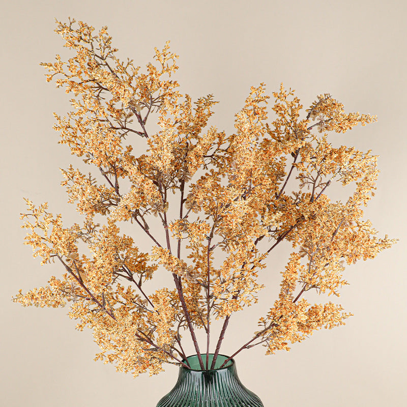 Künstliche Raureifblüten aus Schaumstoff, 108 cm, realistisch, für Hochzeit, Hotel, Festdekoration, ganzjährig