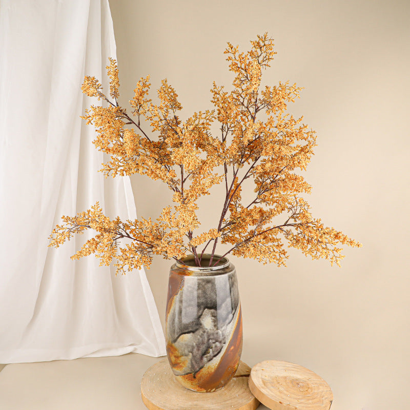Künstliche Raureifblüten aus Schaumstoff, 108 cm, realistisch, für Hochzeit, Hotel, Festdekoration, ganzjährig