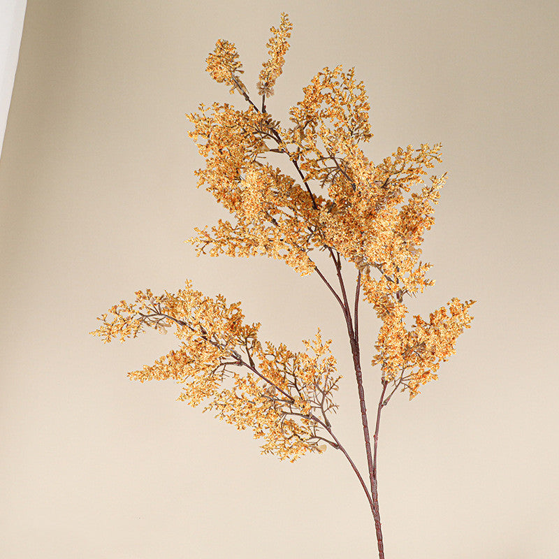 Künstliche Raureifblüten aus Schaumstoff, 108 cm, realistisch, für Hochzeit, Hotel, Festdekoration, ganzjährig