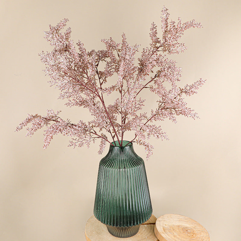 Künstliche Raureifblüten aus Schaumstoff, 108 cm, realistisch, für Hochzeit, Hotel, Festdekoration, ganzjährig