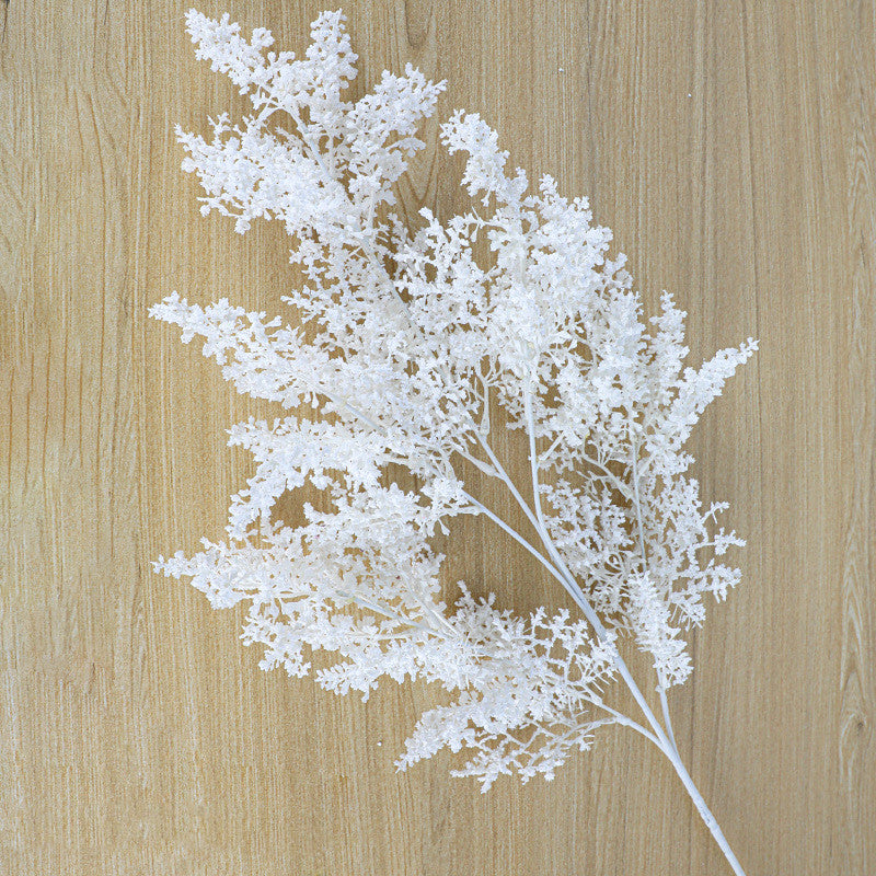 Künstliche Raureifblüten aus Schaumstoff, 108 cm, realistisch, für Hochzeit, Hotel, Festdekoration, ganzjährig