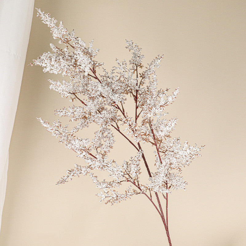 Künstliche Raureifblüten aus Schaumstoff, 108 cm, realistisch, für Hochzeit, Hotel, Festdekoration, ganzjährig