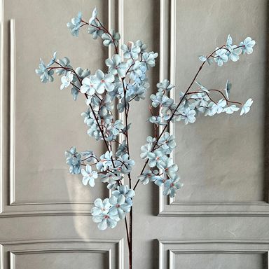 Künstliche Apfelblüten, 110 cm lang, Real-Touch, Rosa, für Hochzeiten, Wohnzimmer-Deko, Grabschmuck, gewerbliche Nutzung