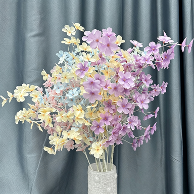 Künstliche Apfelblüten, 110 cm lang, Real-Touch, Rosa, für Hochzeiten, Wohnzimmer-Deko, Grabschmuck, gewerbliche Nutzung