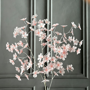 Künstliche Apfelblüten, 110 cm lang, Real-Touch, Rosa, für Hochzeiten, Wohnzimmer-Deko, Grabschmuck, gewerbliche Nutzung