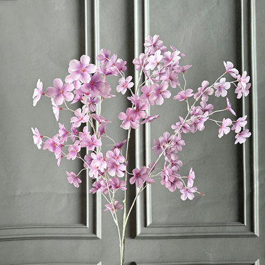 Künstliche Apfelblüten, 110 cm lang, Real-Touch, Rosa, für Hochzeiten, Wohnzimmer-Deko, Grabschmuck, gewerbliche Nutzung