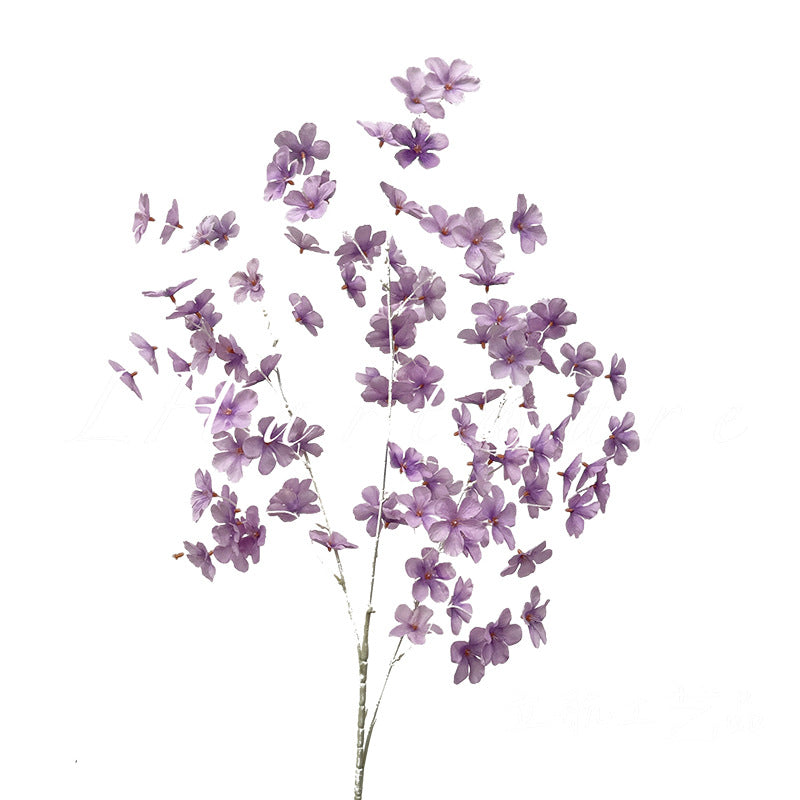 Künstliche Apfelblüten, 110 cm lang, Real-Touch, Rosa, für Hochzeiten, Wohnzimmer-Deko, Grabschmuck, gewerbliche Nutzung
