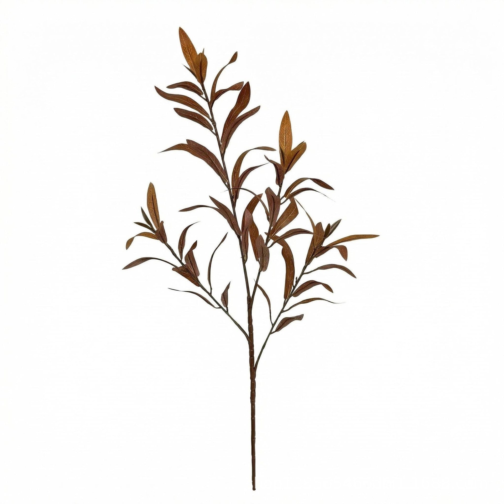 Künstliche Olivenzweig 60cm, hochrealistisch aus Kunststoff, moderner Landhausstil für Hochzeiten, Dekoration, Floristik, Innenraumgestaltung