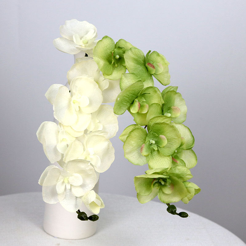 Künstliche Phalaenopsis-Orchidee, 68 cm, 8 Blüten, Seide, realistisch für Hochzeit, Hotel, Wohnkultur, ganzjährige Dekoration